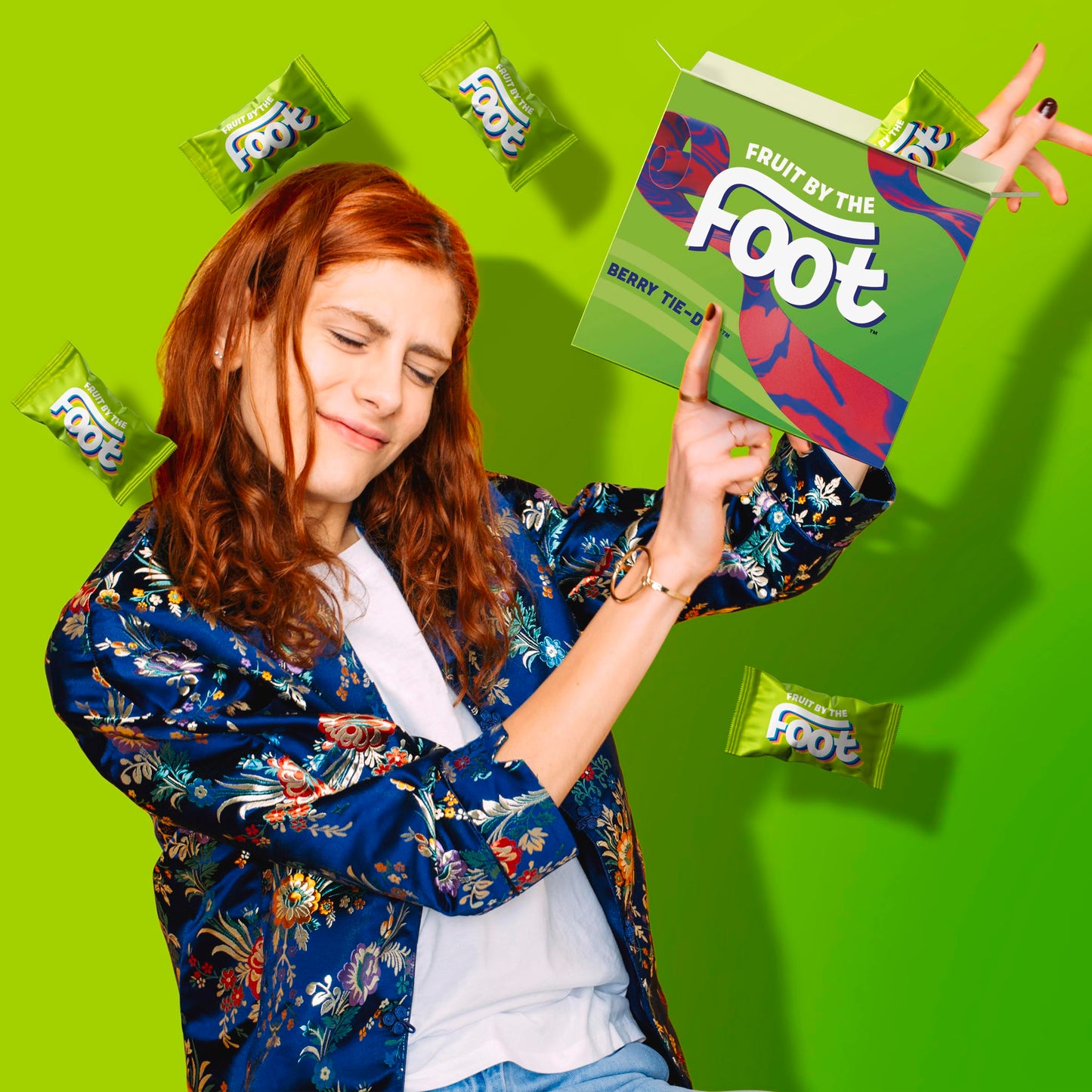 Fruit By The Foot Fruit Flavored Snacks, Berry Tie-Dye, 4.5 Oz, 6 Ct