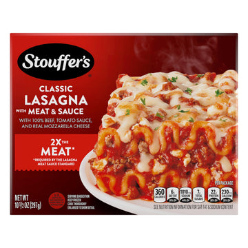 Stouffer s Lasagna with Meat Sauce Frozen Meal