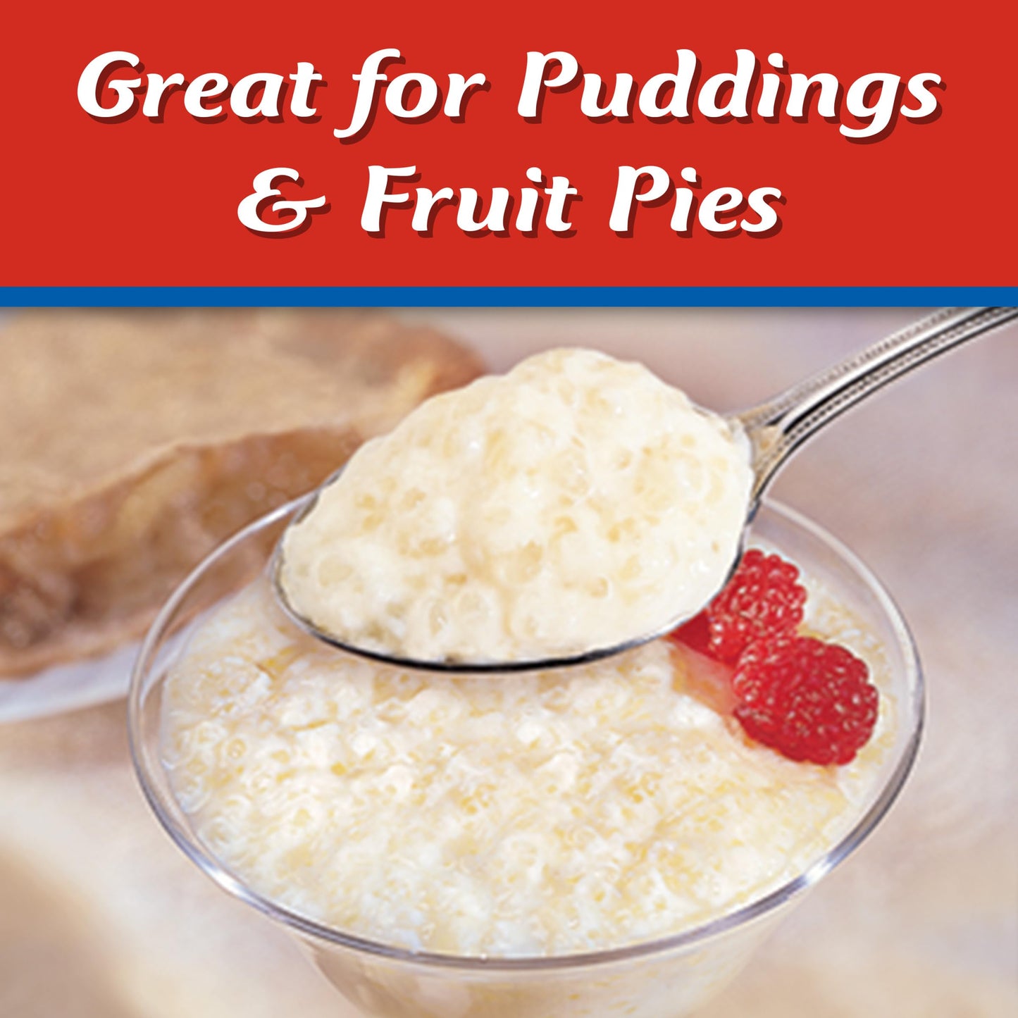 Kraft Minute Tapioca 8 oz Box - Quick Cooking Tapioca for Puddings and Desserts