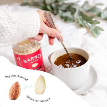 Barney Butter Powdered Almond Butter, Unsweetened, 8 Ounce Jar, No Added Sugar or Salt, Non-GMO, Gluten Free, Keto, Paleo, Vegan