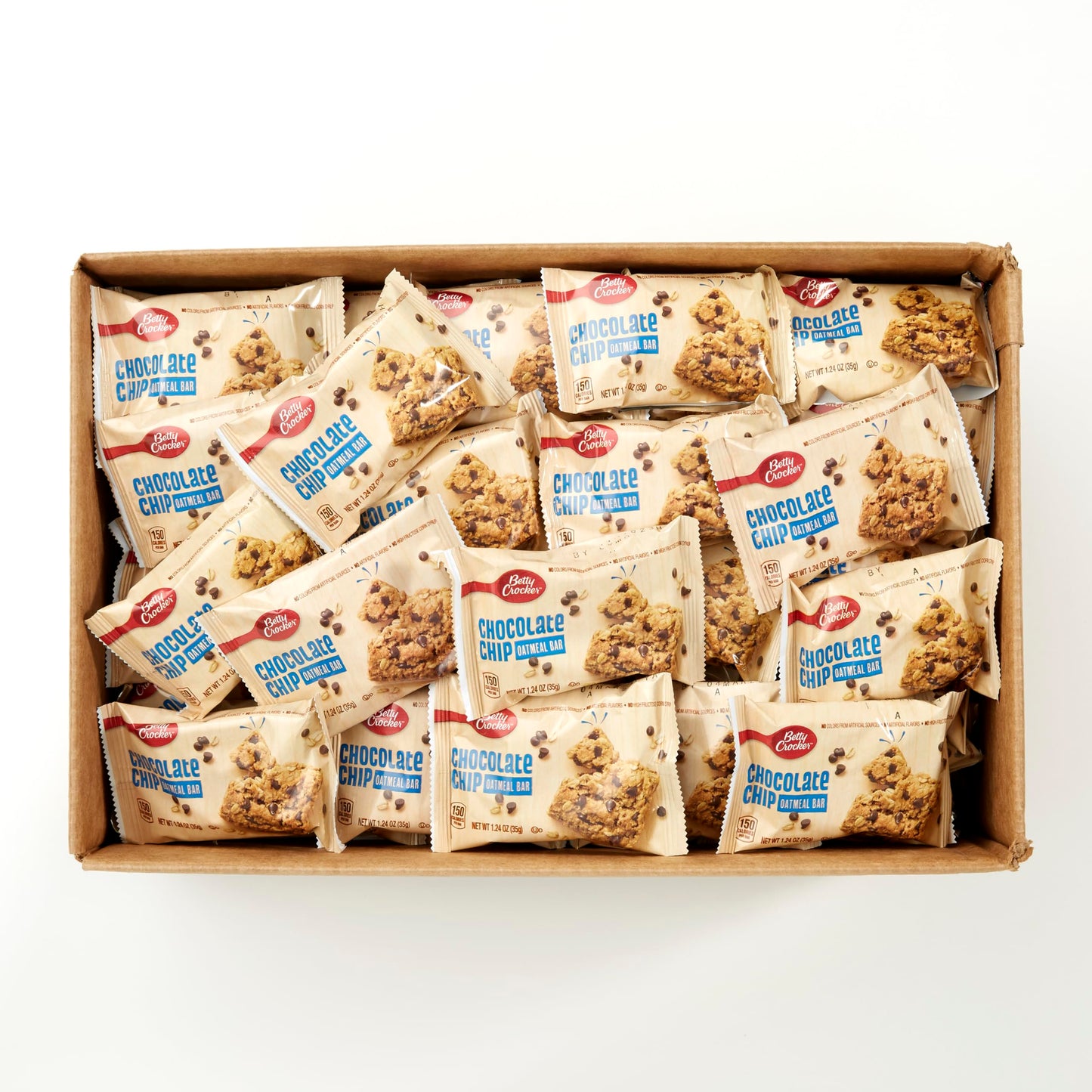 Betty Crocker Oatmeal Bar, Chocolate Chip, 1.24 Oz, 144 Count