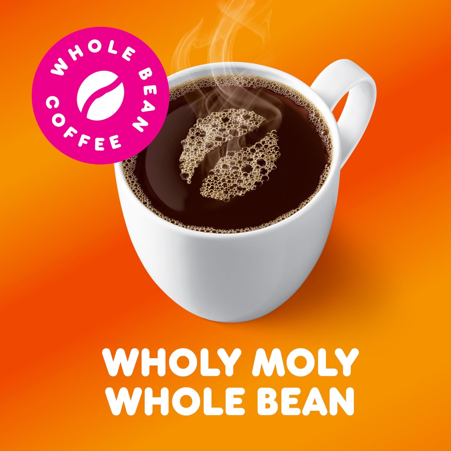 Dunkin Original Blend Medium Roast Whole Bean Coffee, 18 Ounce (Pack of 6)