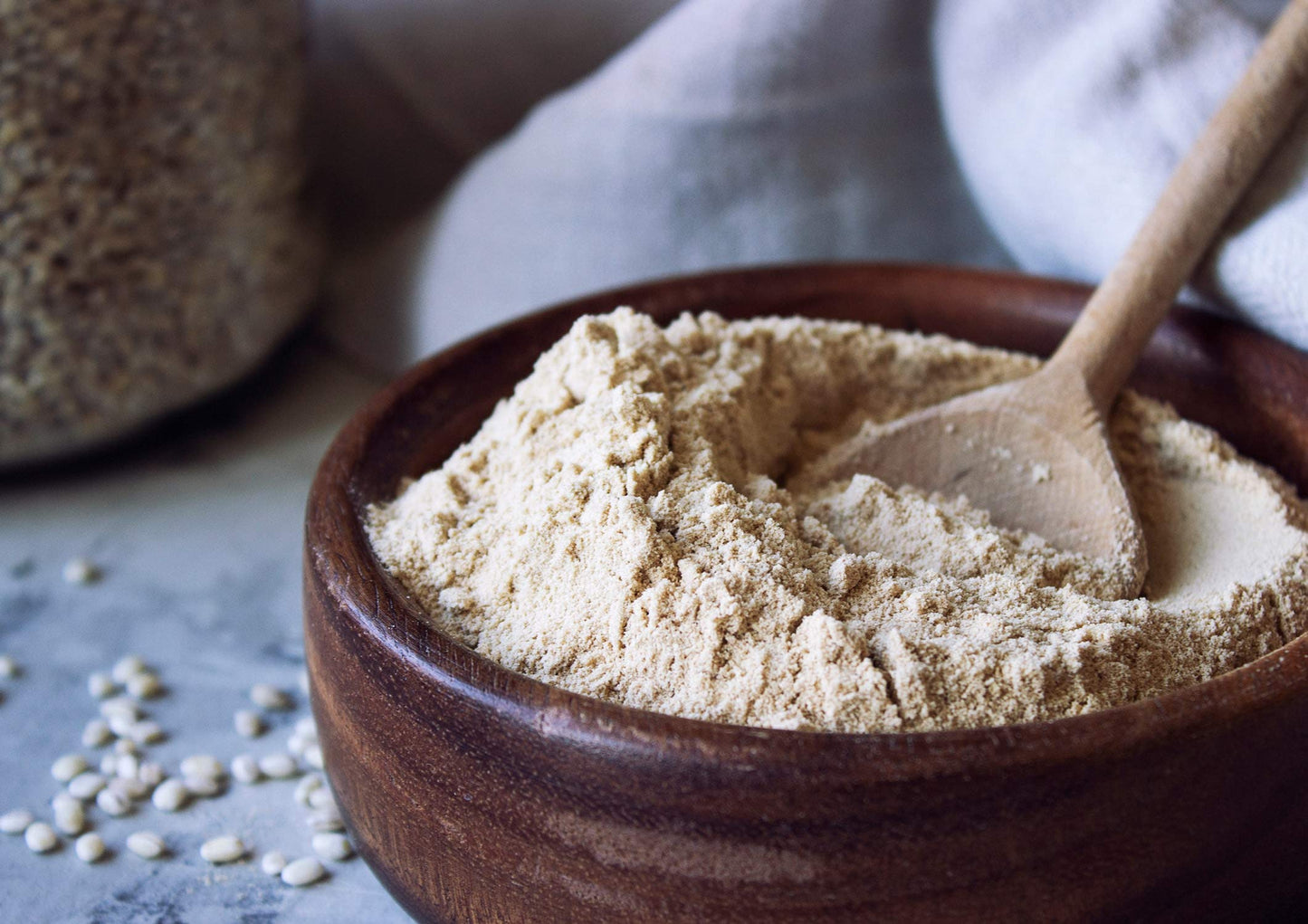 Food to Live Barley Flour, 4 Pounds - Fine Powder, Kosher, Vegan, Bulk. Rich in Fiber. Wheat Flour Alternative. Great for Baking
