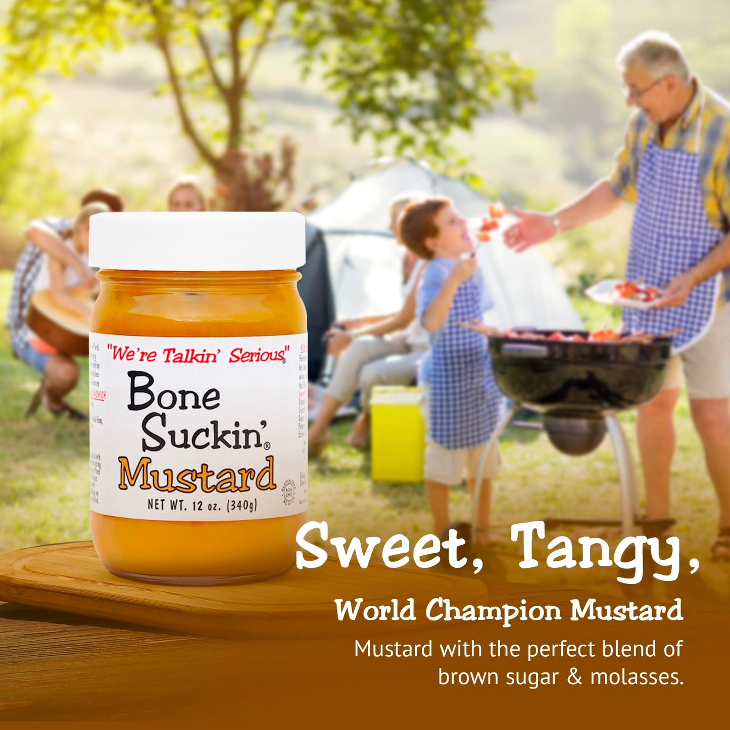 Bone Suckin Mustard 12 Ounce