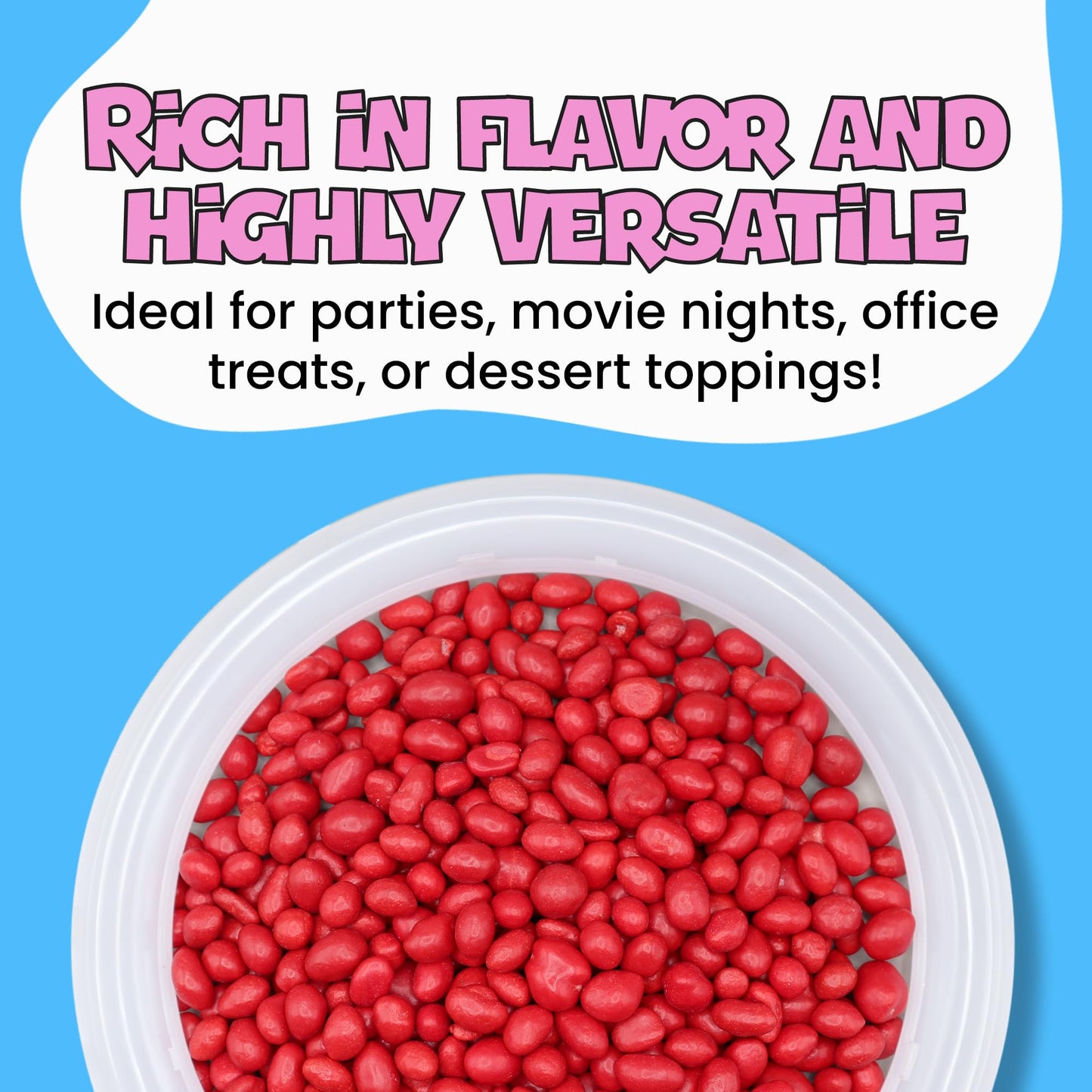 Boston Baked Beans, Candy Coated Peanuts,Bulk Bag, 3 Pounds