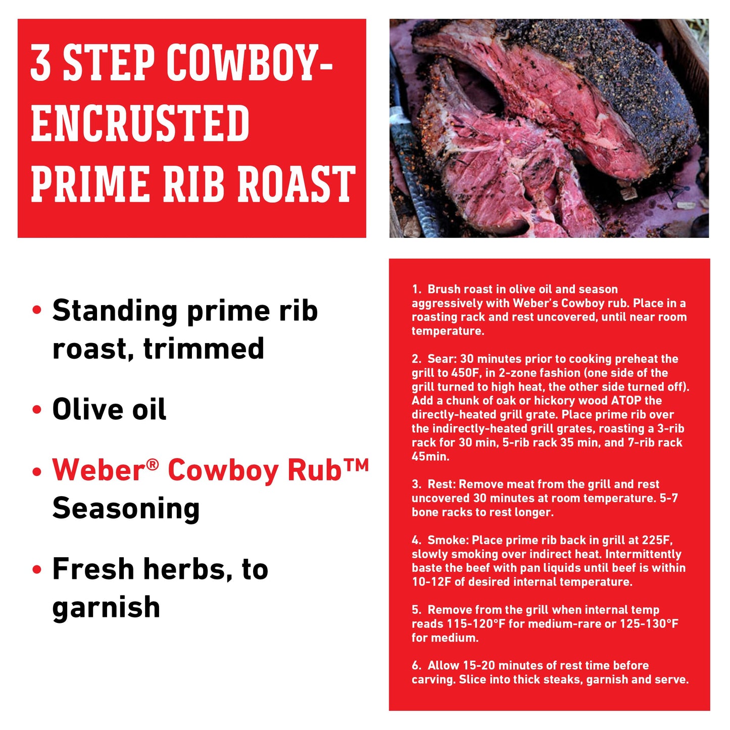 Weber Cowboy Seasoning, 5.6 Ounce Shaker