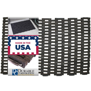 Durable Corporation 108S2030 20 In. W X 30 In. L Durite 108 Industrial Mats - Straight Weave