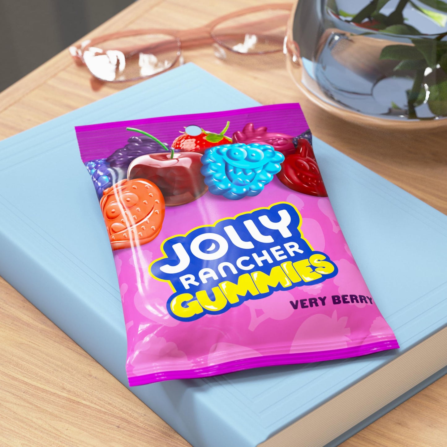 JOLLY RANCHER Gummies Very Berry Fruit Flavored Candy Bag, 6.5 oz