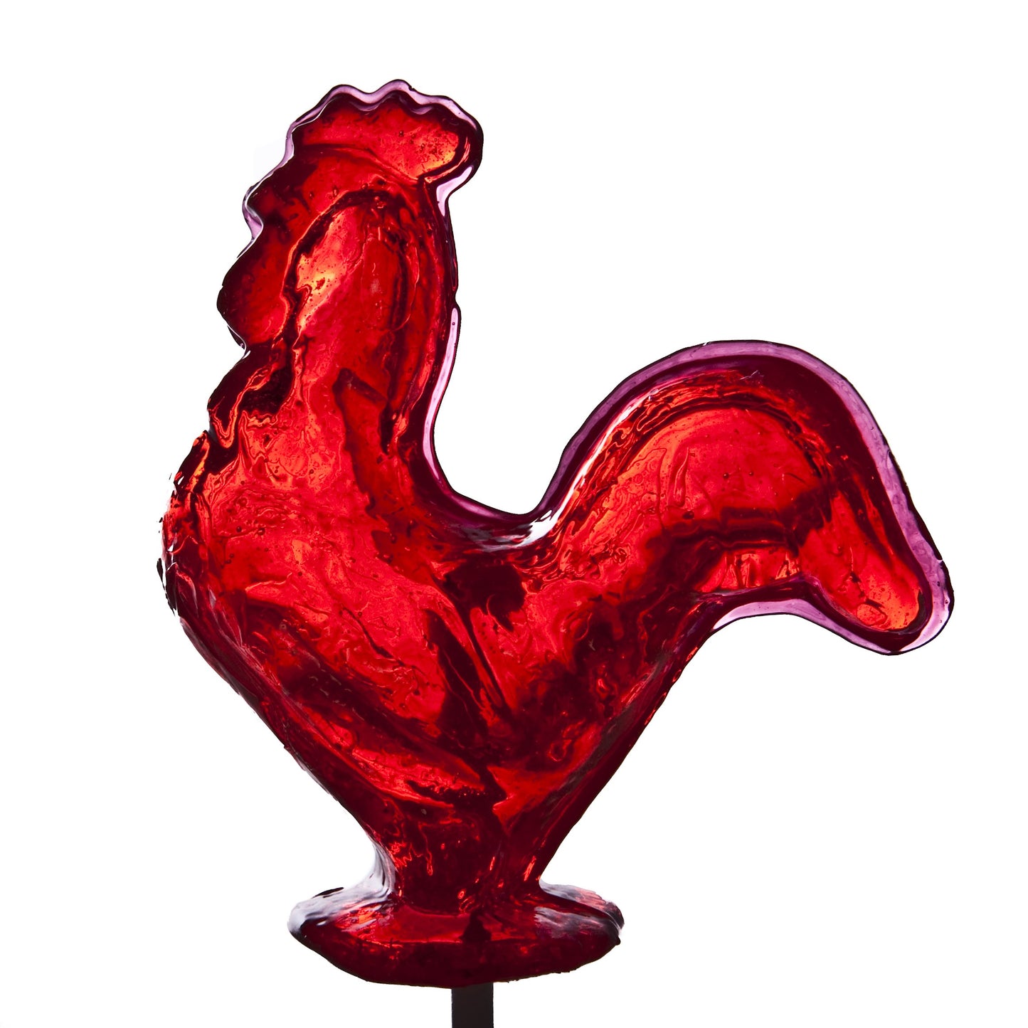 Lollipop Rooster - Rooster 3D Lollipop - 5 pack - Blackberry