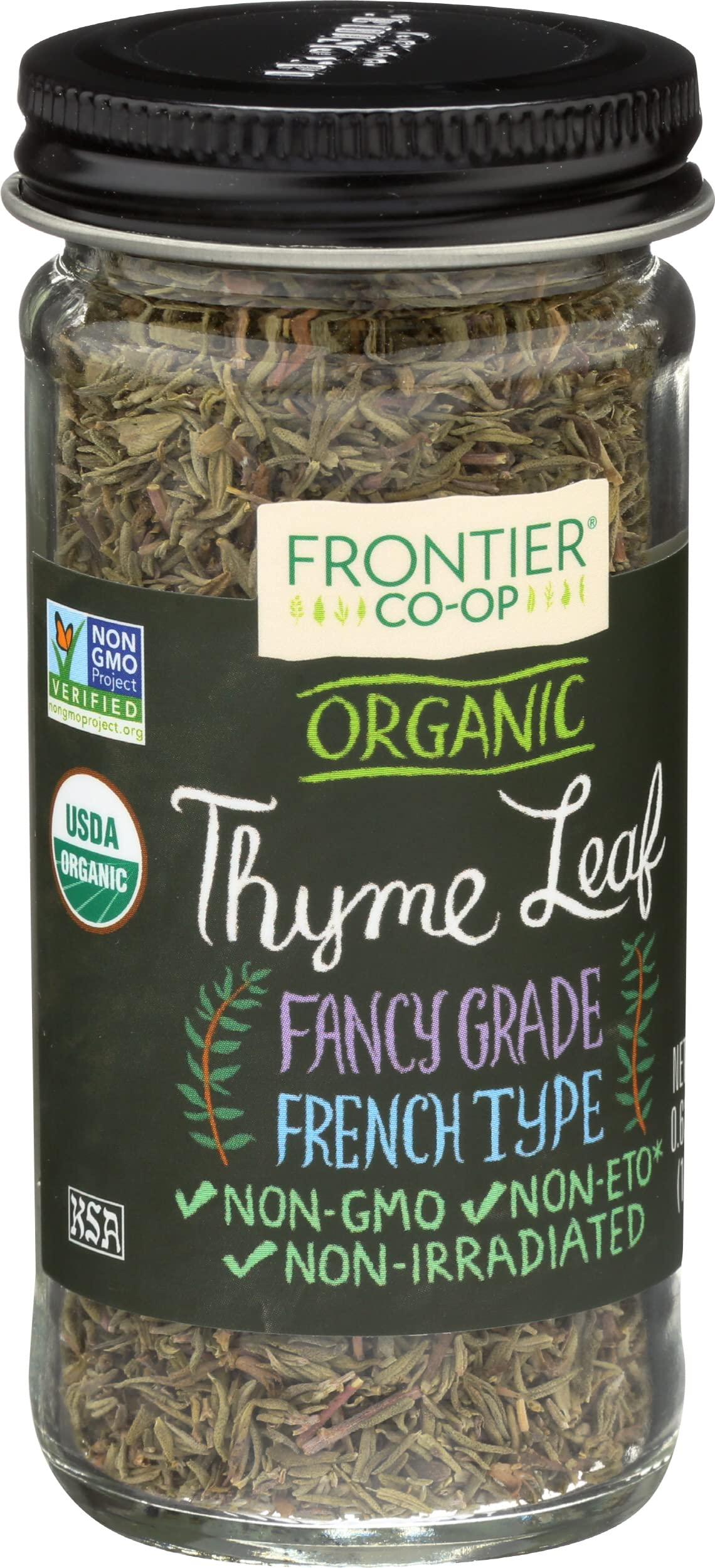 Frontier Herb Organic Whole Thyme Leaf, 0.8 oz