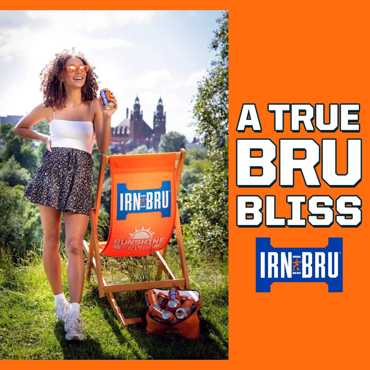 IRN-BRU Sparkling Flavored Soft Drink, 330 ML (Pack of 6), Scottish Favorite