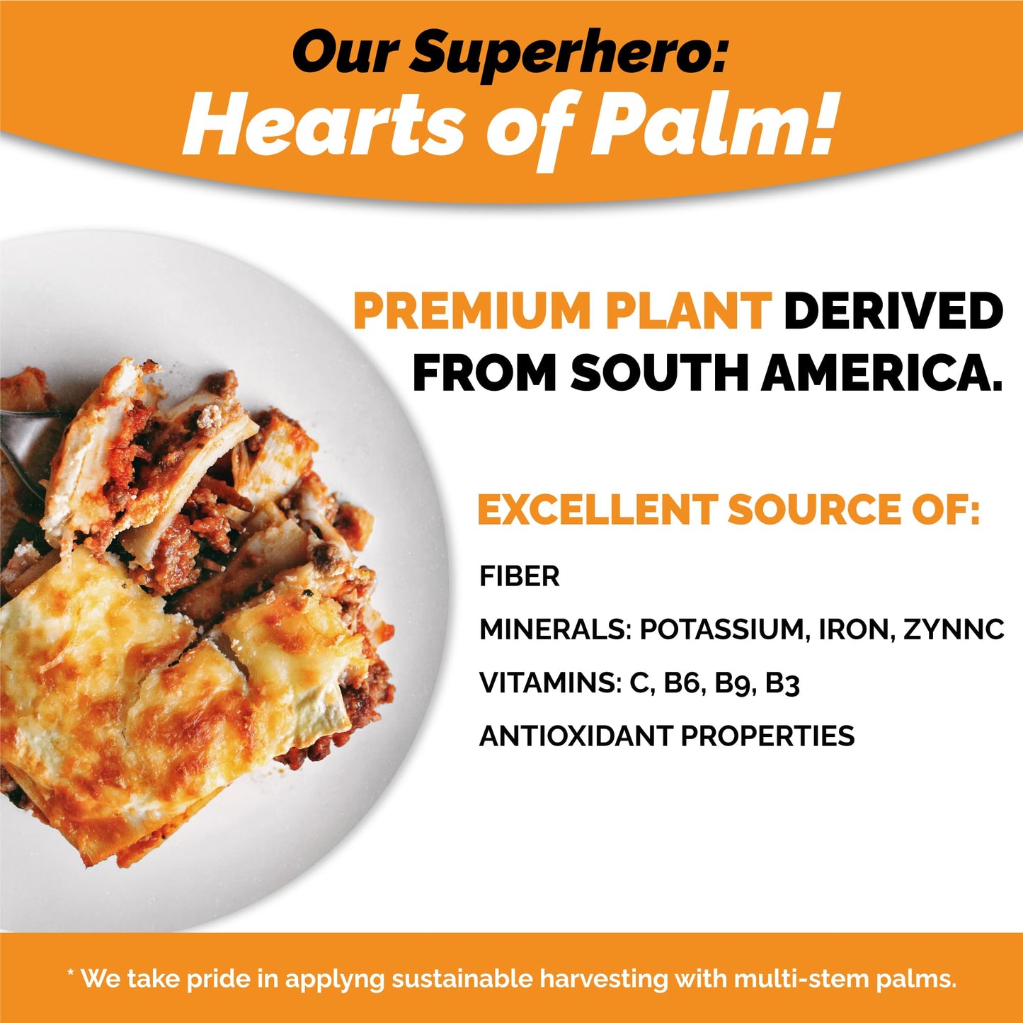 Palmini Lasagna Sheets - Low-Carb, Gluten-Free, Vegan, Non-GMO, 12 Ounce (Pack of 6)
