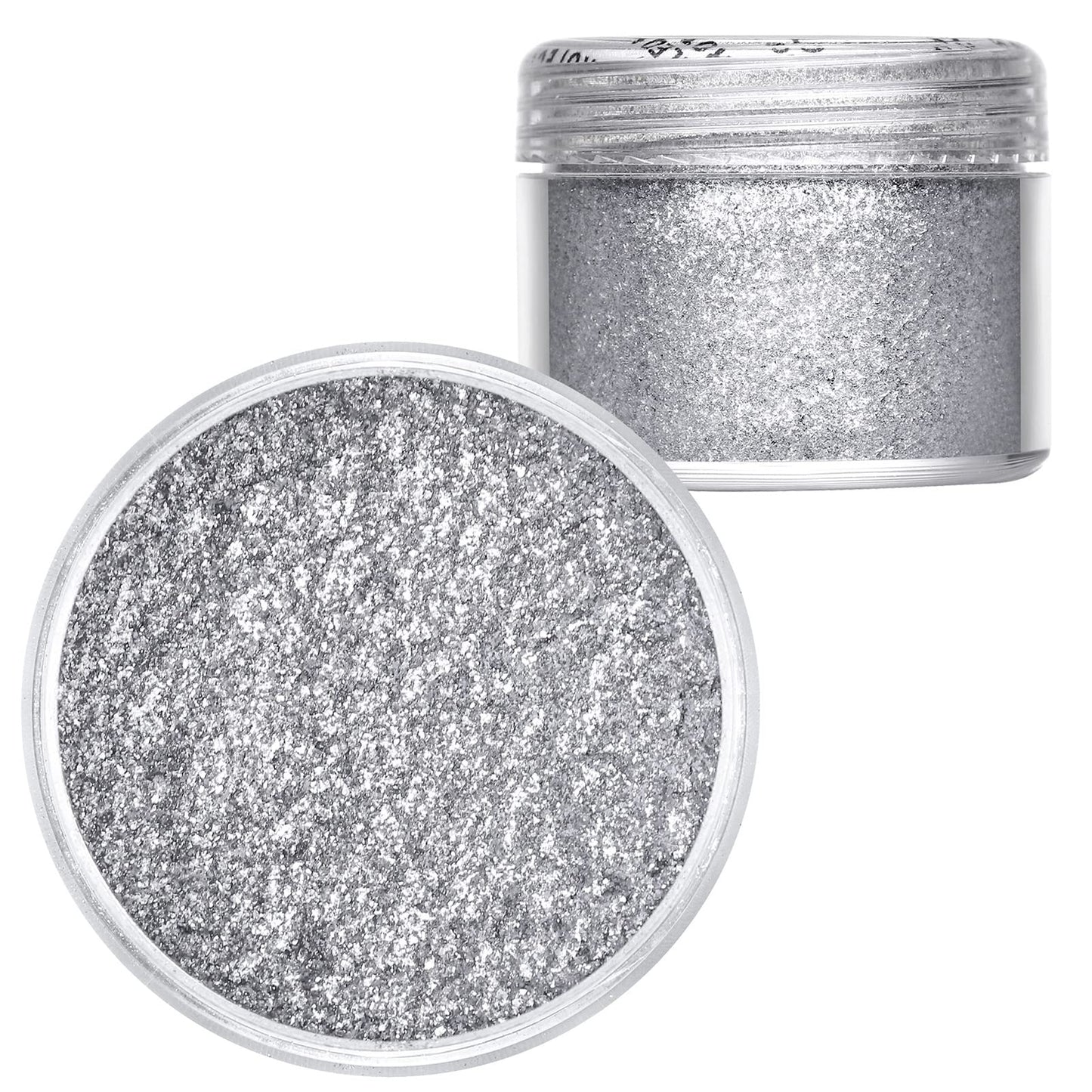 HomeHere Edible Luster Dust Glitter for Cake Decorating, 7g, Silvery Diamond