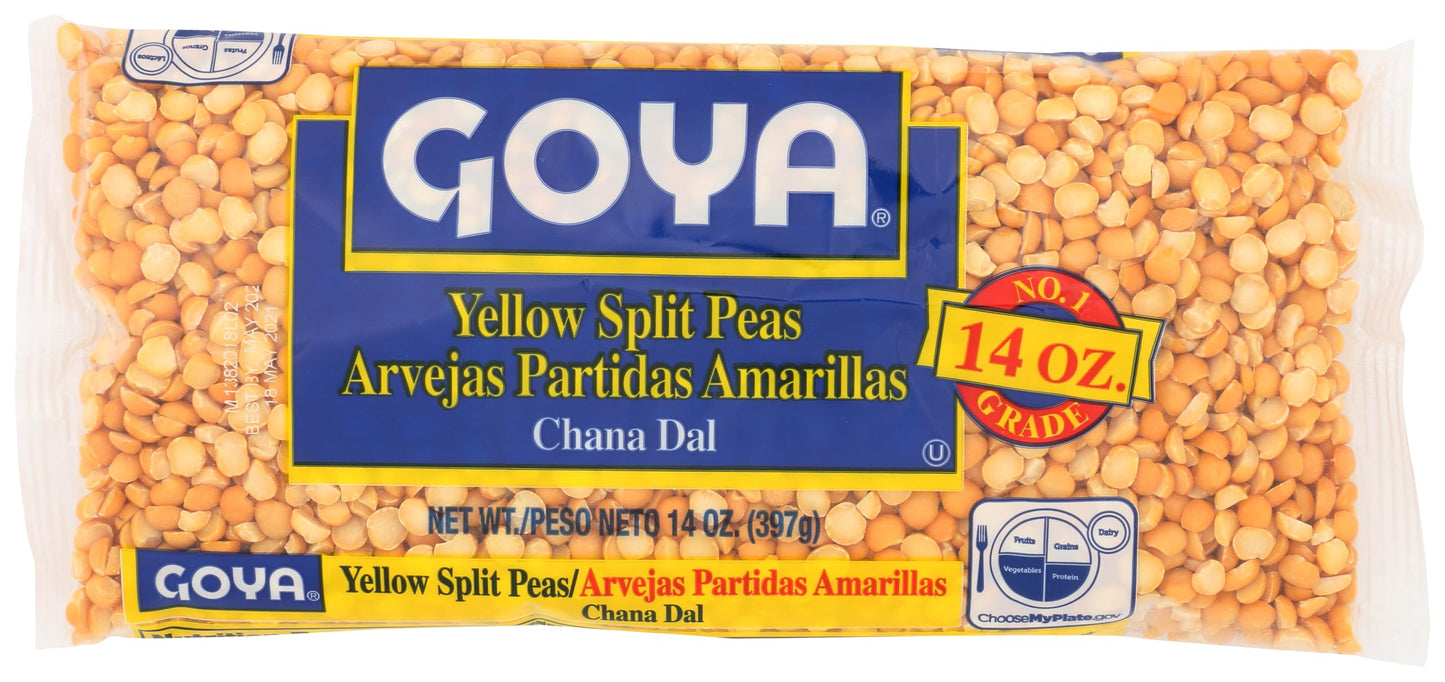 Goya Yellow Split Peas Bag 14 OZ