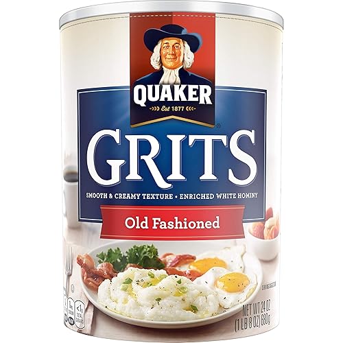 Quaker Old Fashioned Smooth & Creamy Grits, 24 Oz - Pack Of 4