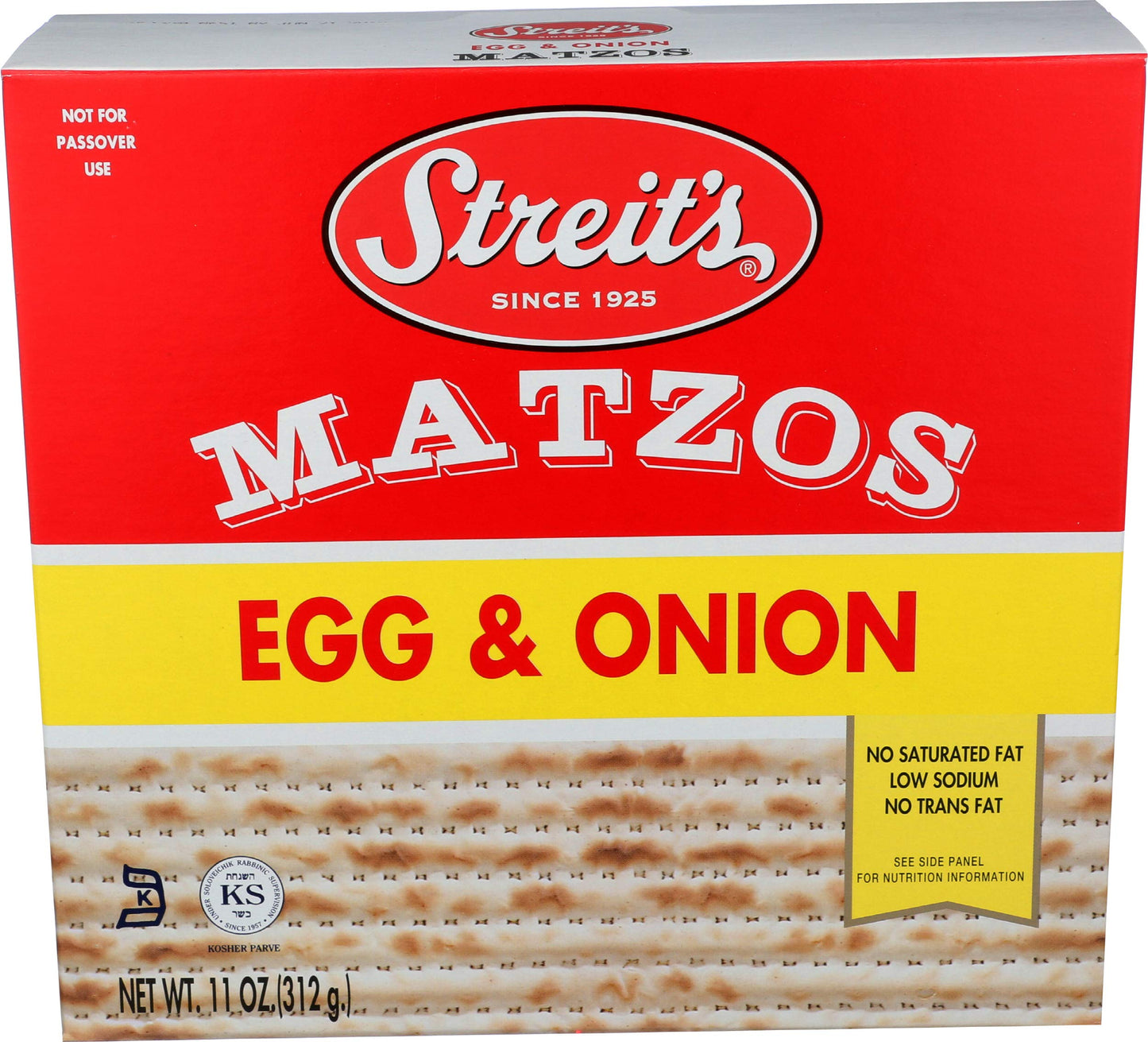 Streits, Matzos Egg And Onion, 11 Ounce