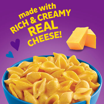 Annies Homegrown Cheddar Shells Deluxe Mac & Cheese, Organic Pasta, 11.3 OZ (Pack of 12), Natural