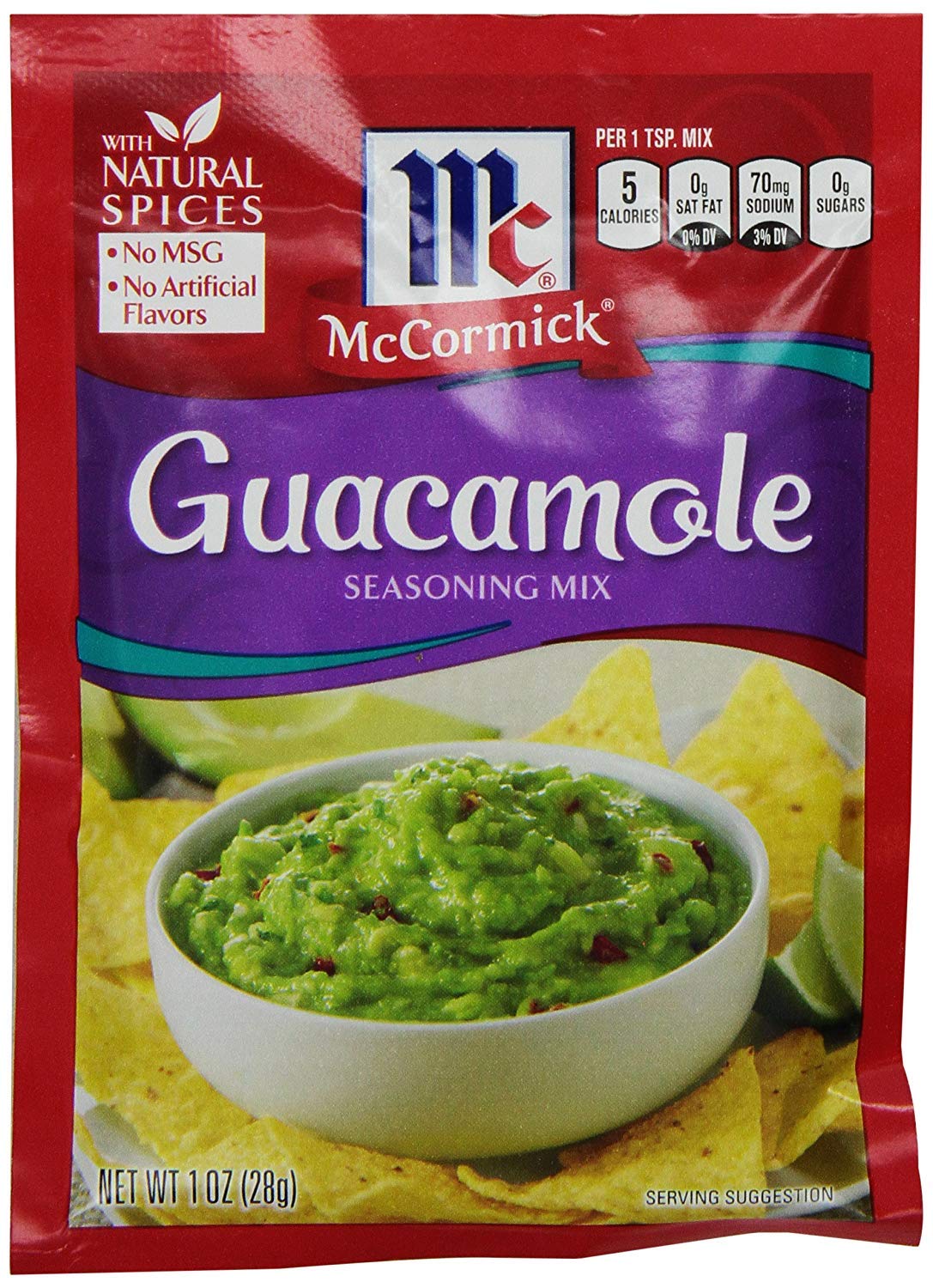 McCormick GUACAMOLE Seasoning Mix 1oz. (9 Packets)