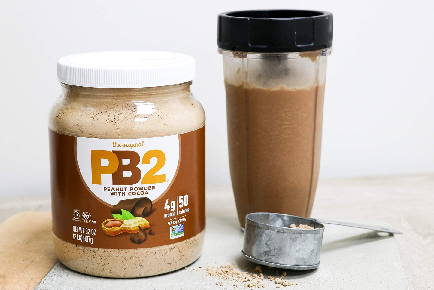 Pb2 Powdered Peanut Butter With Chocolate - 6.5 Oz (Pack Of 2)