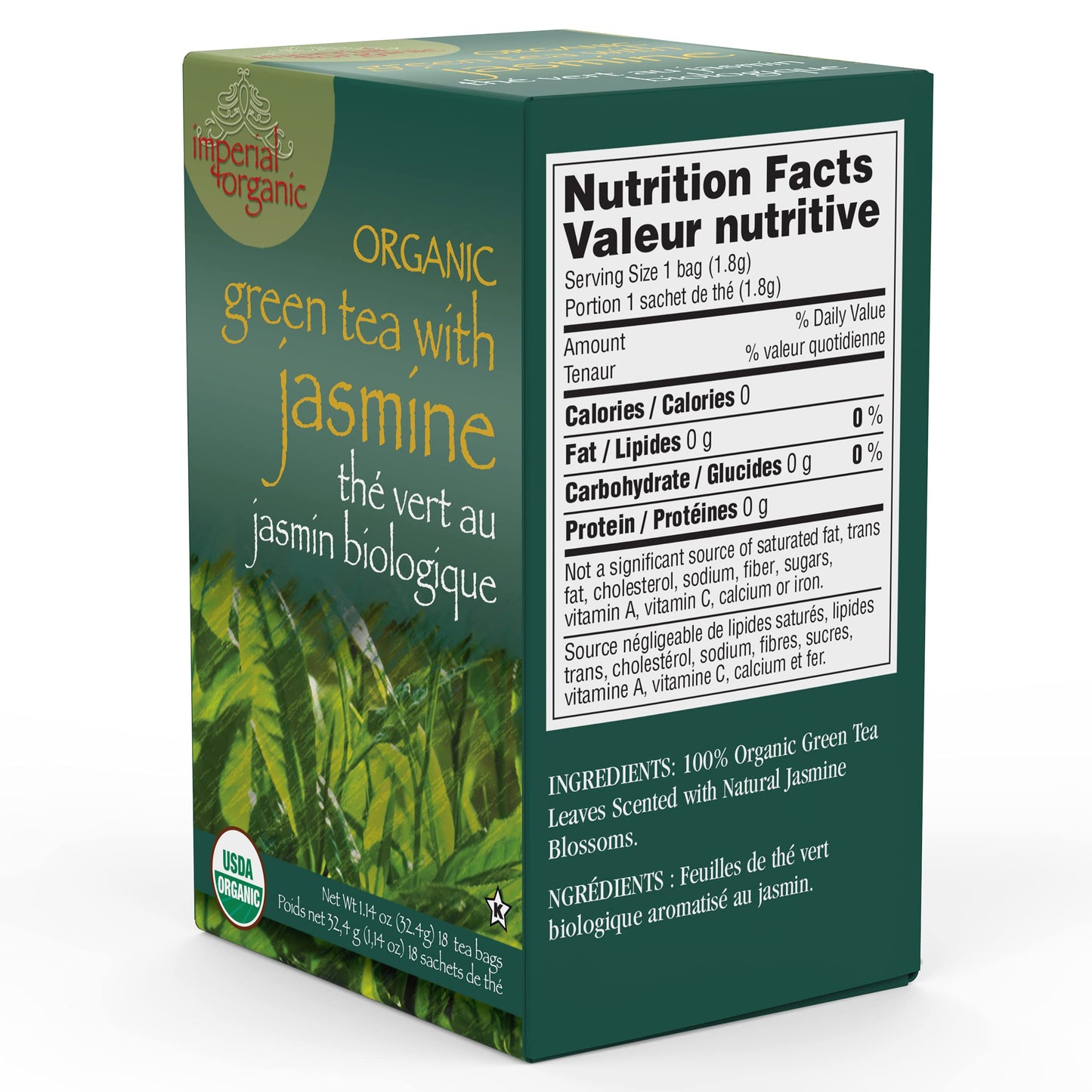 Imperial Organic Green Jasmine Tea
