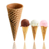 Sugar Cones For Ice Cream - Cones For Dessert - Classic Ice Cream Cone - Sweet Crisp Crunchy And Delicious - Ideal For Family Gatherings Parties (200-Pack)