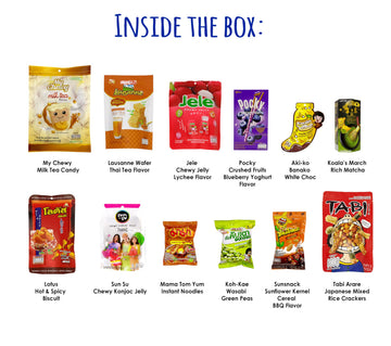 Thai Asian Yummy Snacks Variety Pack For Adults Kids Teens - Snacks Box Care Package (30 Count)