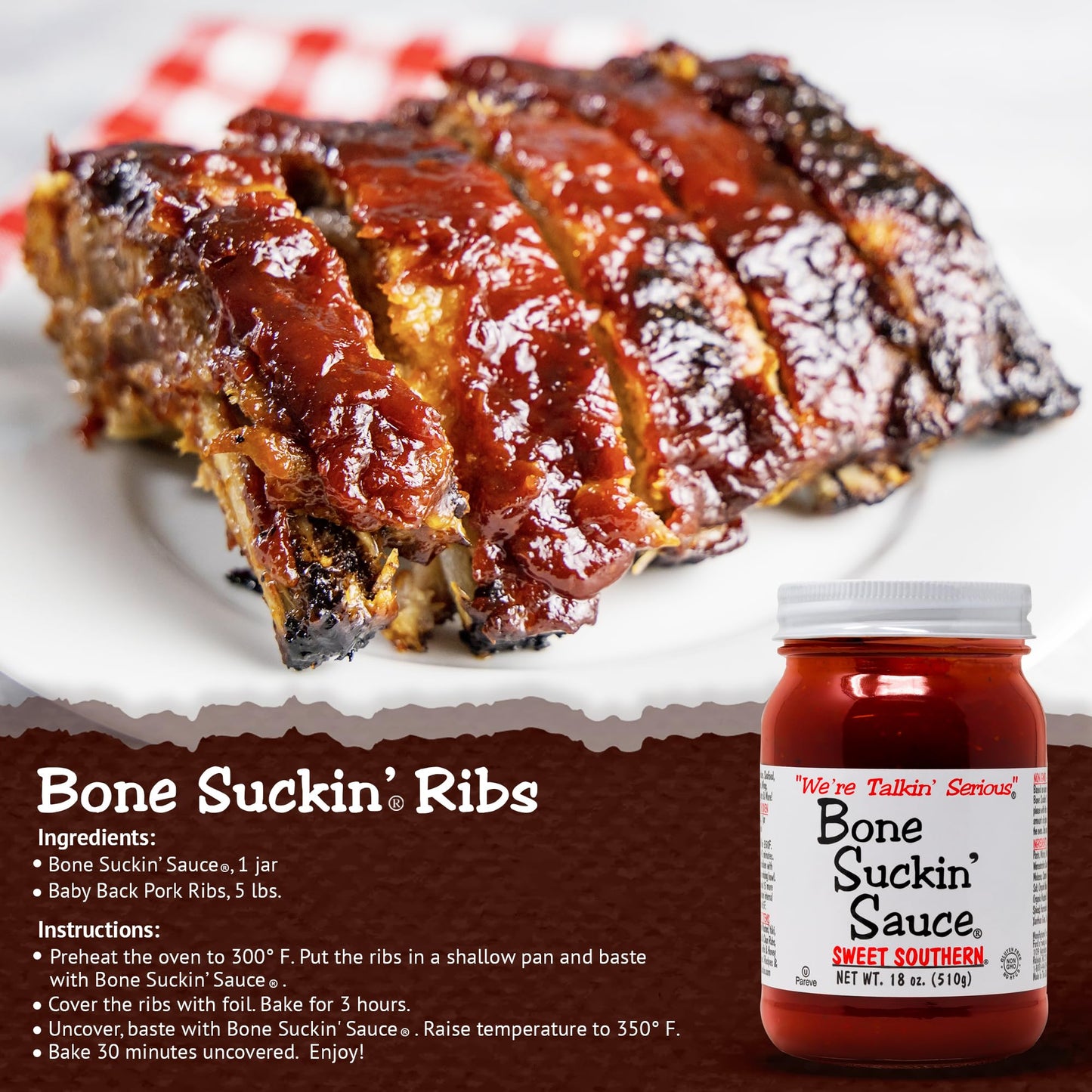 BONE SUcKN BBQ SAUcE16OZ by BONE SUcKIN SAUcE MfrPartNo BS00600