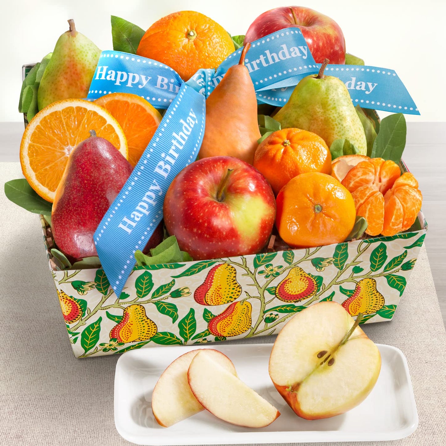 A Gift Inside Happy Birthday Fruit Favorites Basket