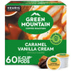 Green Mountain Coffee Roasters K-Cup Pods, Caramel Vanilla Cream, Light Roast, 60 Count (6 Packs of 10)