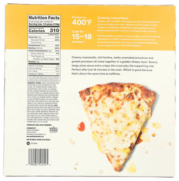 365 By Whole Foods Market, Pizza, Cheese Two Pack, Frozen, 25 Ounce