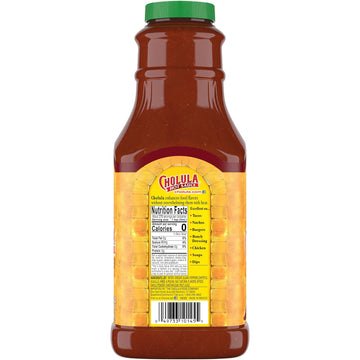 Cholula Chipotle Hot Sauce, 64 Fl Oz - Bulk Container with Chipotle, Arbol & Piquin Peppers, Perfect for Burgers & Wings