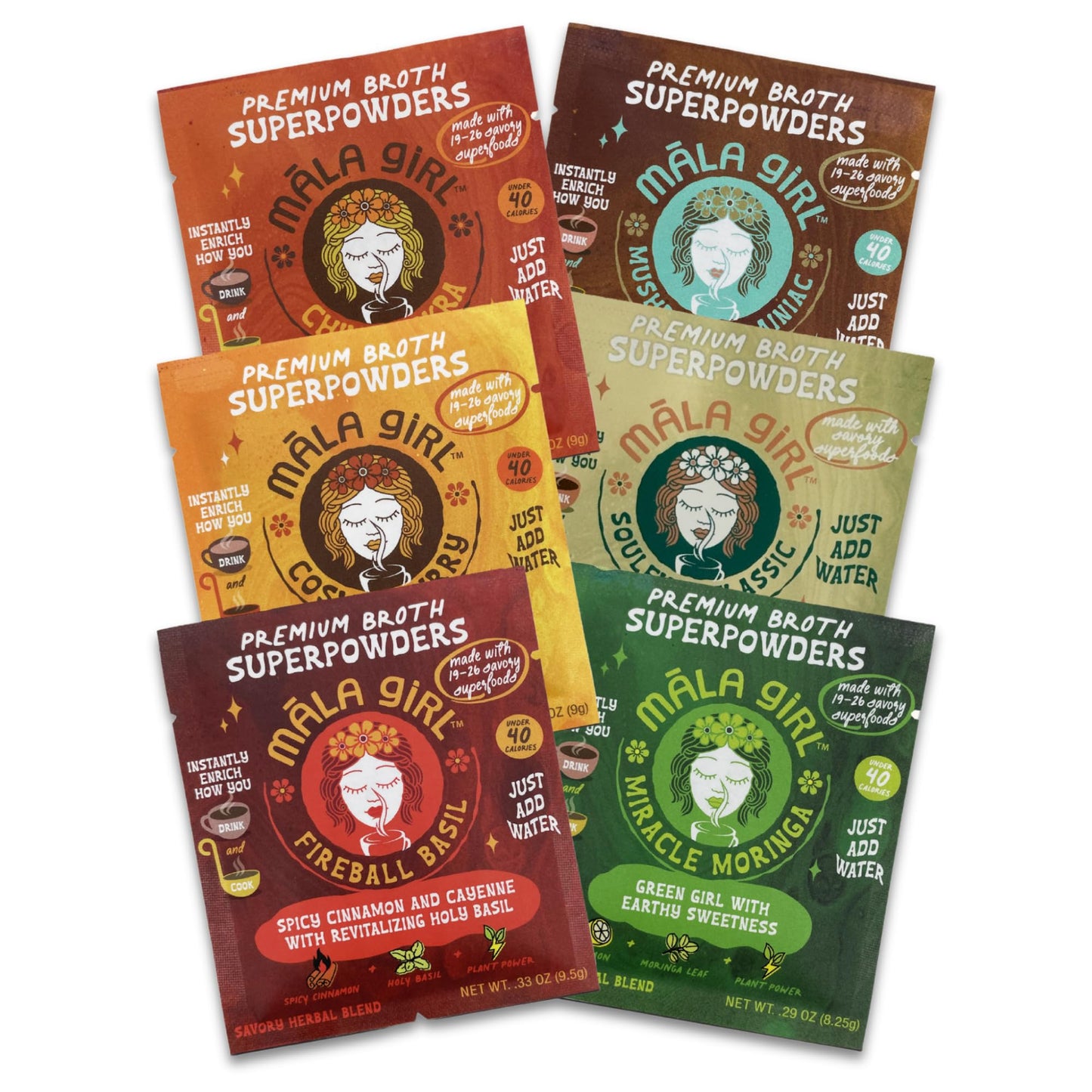 Mala Girl Ramen Broth And Seasoning Superpowder Packed With Vitamins Minerals And Antioxidants Promotes Immunity And Gut Health Vegan Gluten And Dairy Free