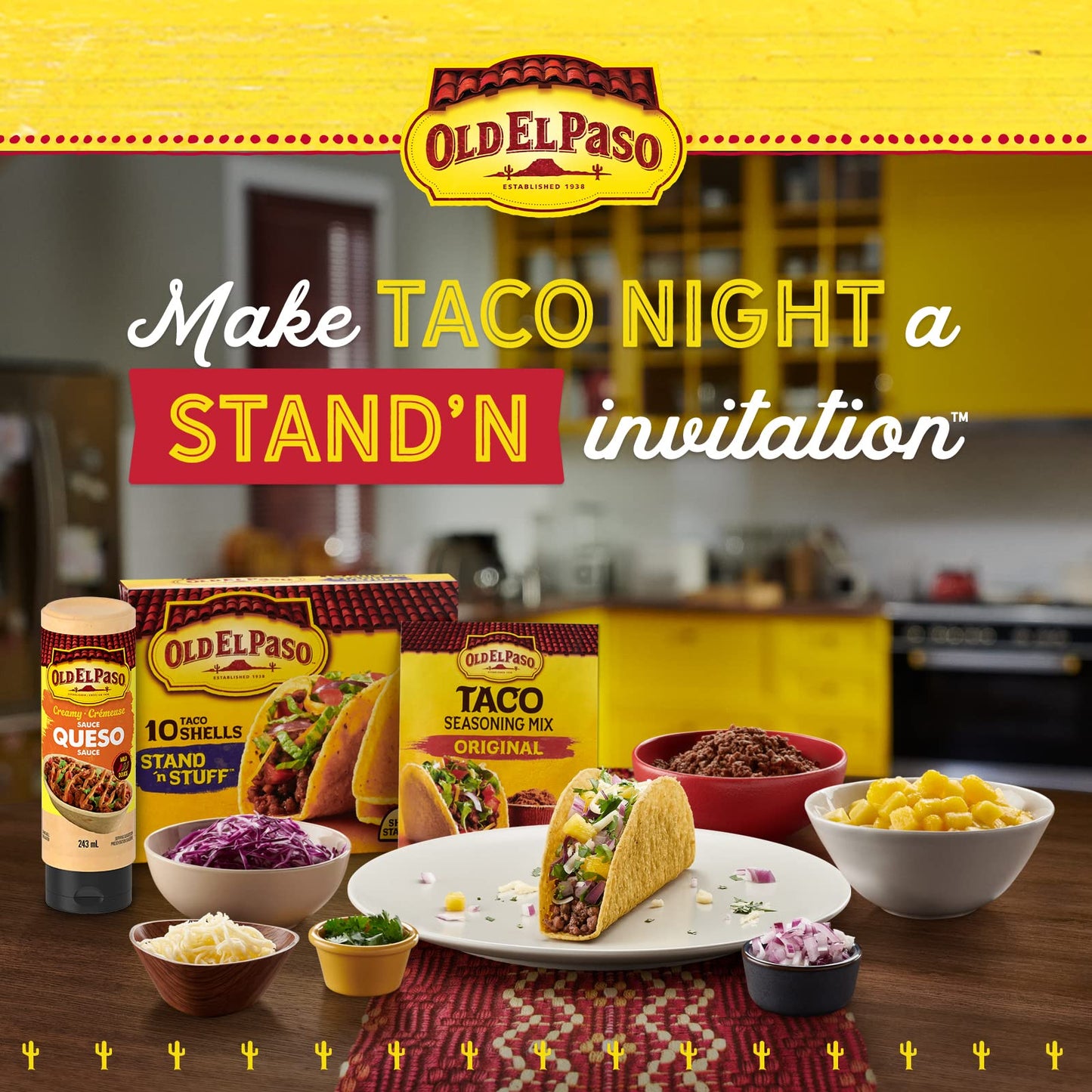 Old El Paso Black Bean Refried Beans, 16 Oz. (Pack Of 12)