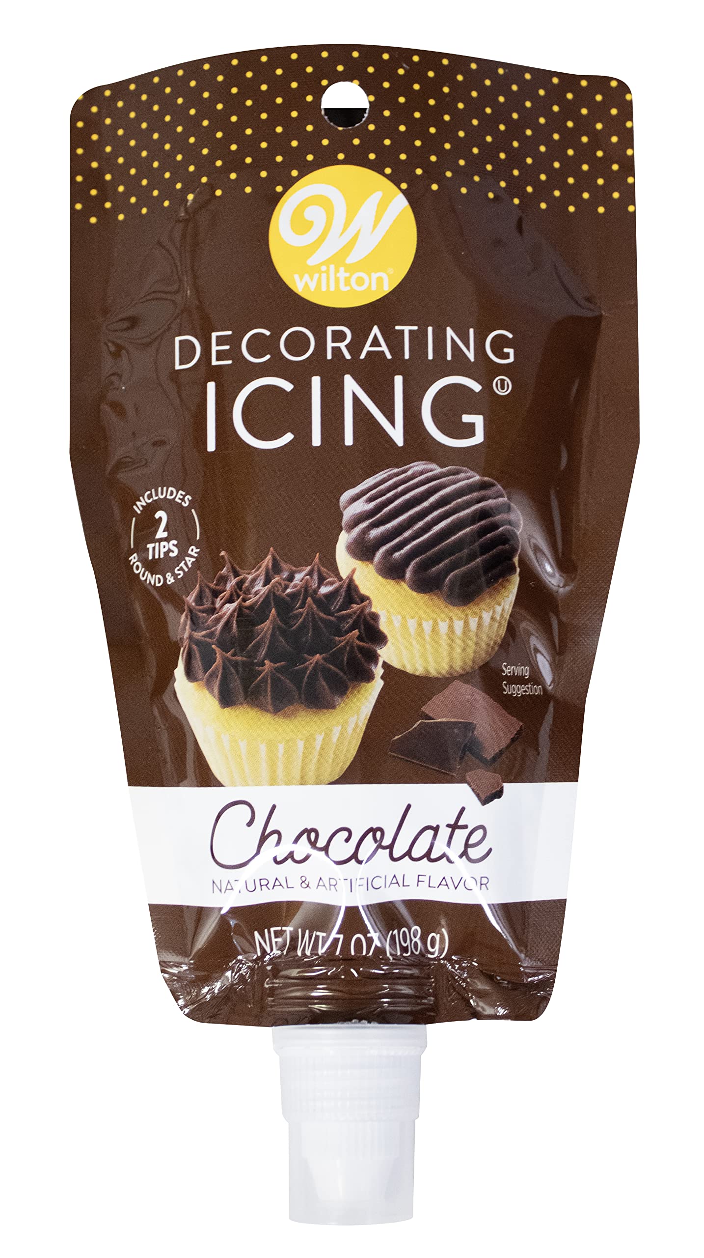Wilton Chocolate Icing Pouch with Tips