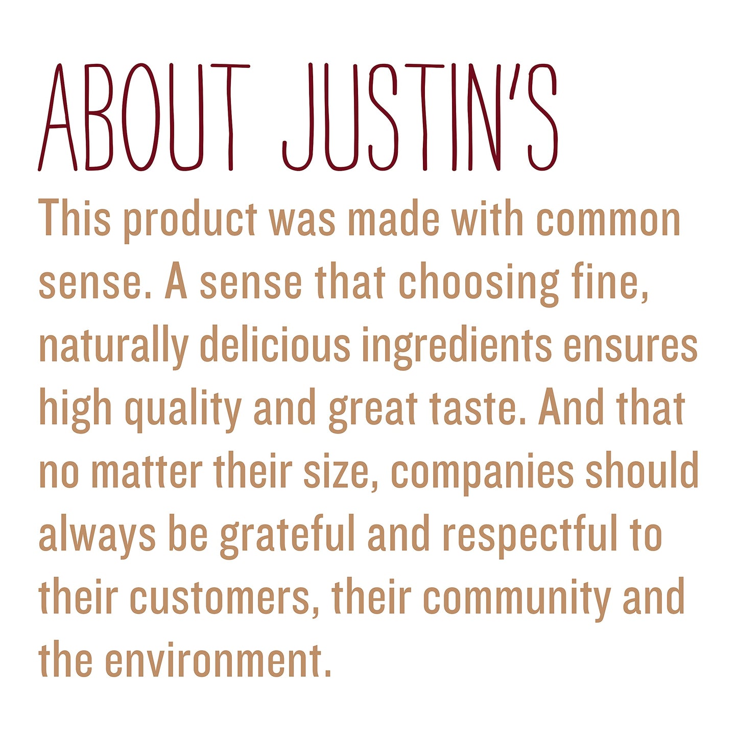 Justin'S Maple Almond Butter, No Stir, Gluten-Free, Non-Gmo, Responsibly Sourced, 16 Ounce Jar