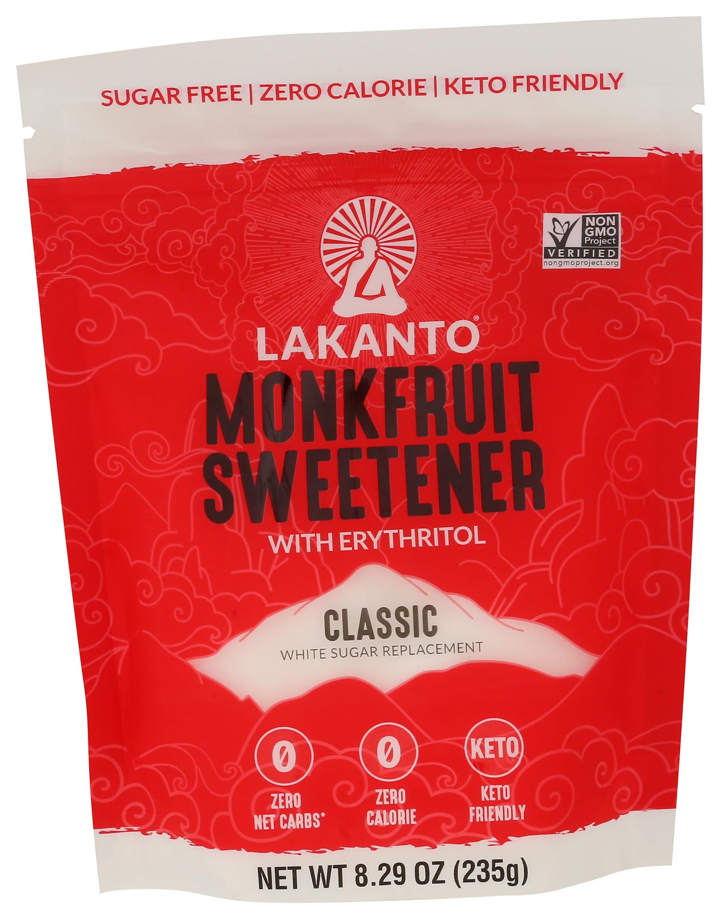 Lakanto Sweetener Monkfruit Classic 8.29 Ounce