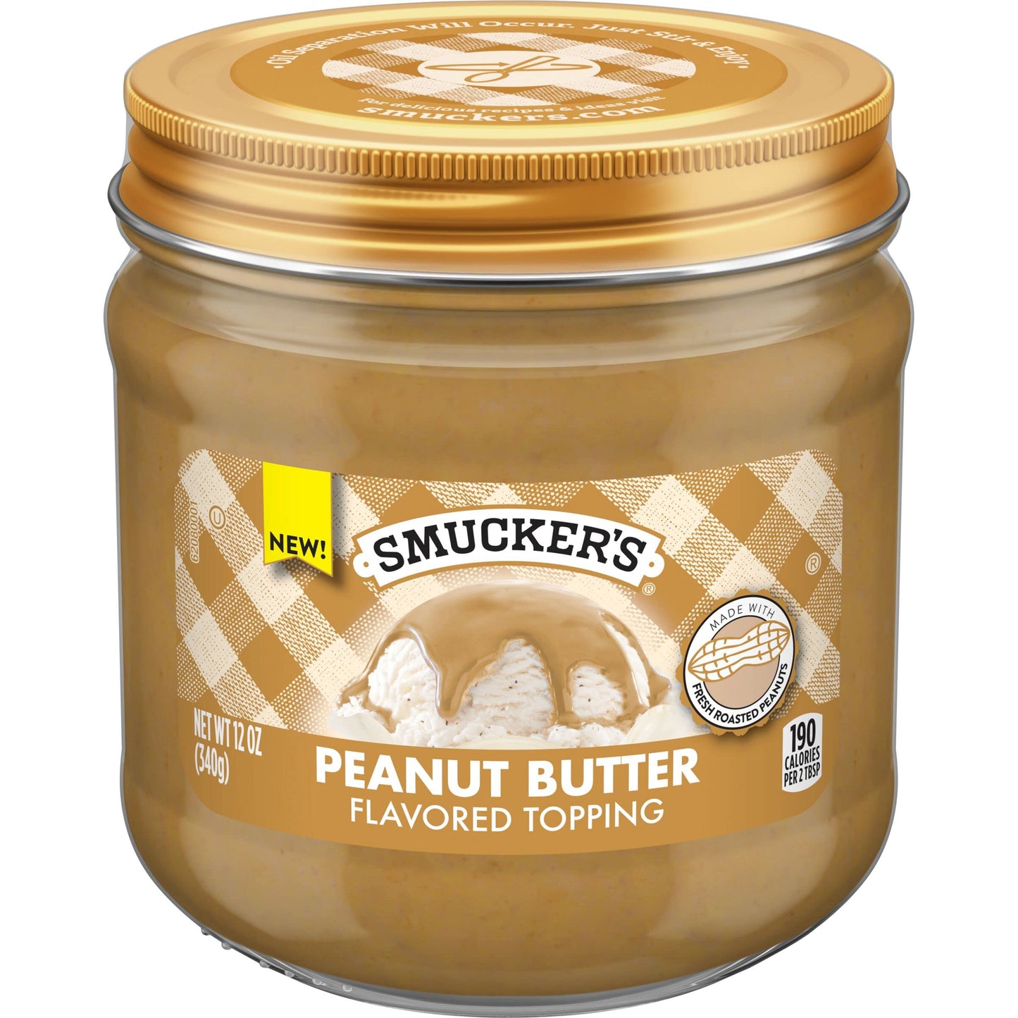 Smuckers Peanut Butter Sauce, 12 Ounce