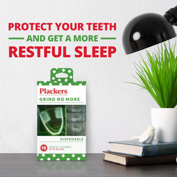 Plackers Grind No More Night Guard, Nighttime Protection For Teeth, Bpa Free, Sleep Well, Ready To Wear, Disposable, One Size Fi