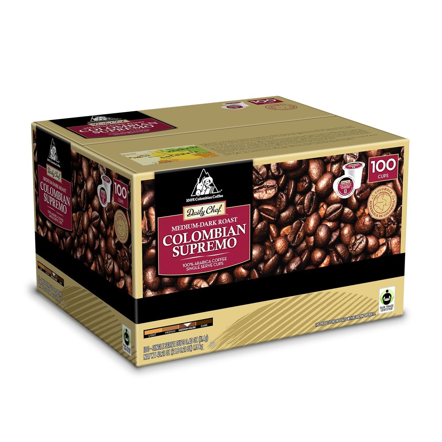 Member's Mark Colombian Supremo Coffee, Single-Serve Cups (100 ct.)