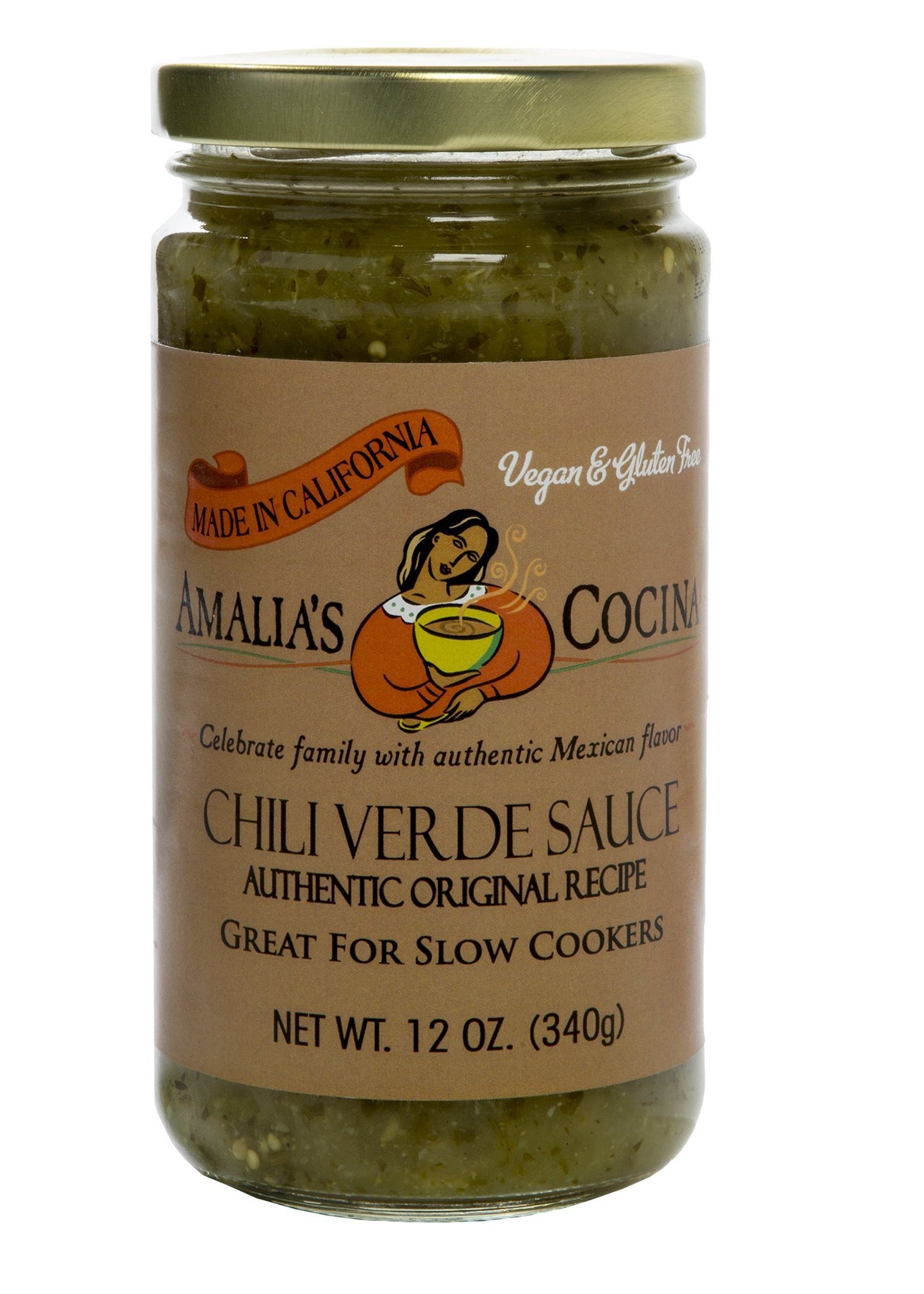 AMLIA SCE CHILI VERDE ( 12 X 12 OZ )