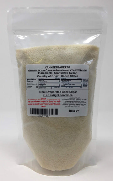 YANKEETRADERS, Evaporated Cane Juice, Sugar, 2 Lbs