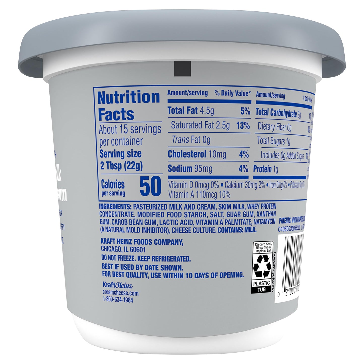 Philadelphia Original Whipped Cream Cheese Spread, 12 oz Tub