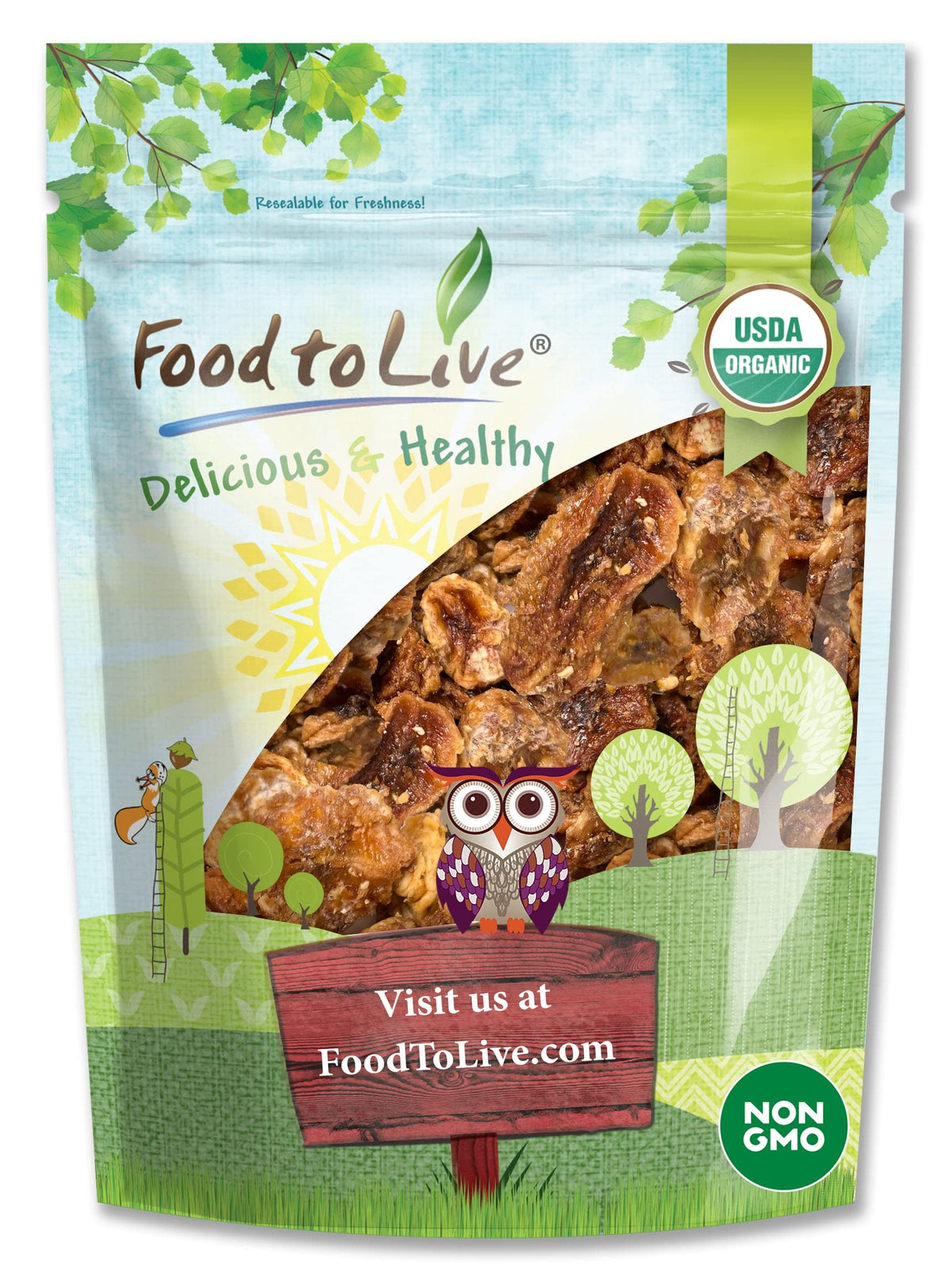 Organic Dried Banana Slices, 1.5 Pounds - Non-GMO, Naturally Dried Ripe Bananas, Unsweetened, Unsulfured, Vegan, Bulk. Chewy Fru