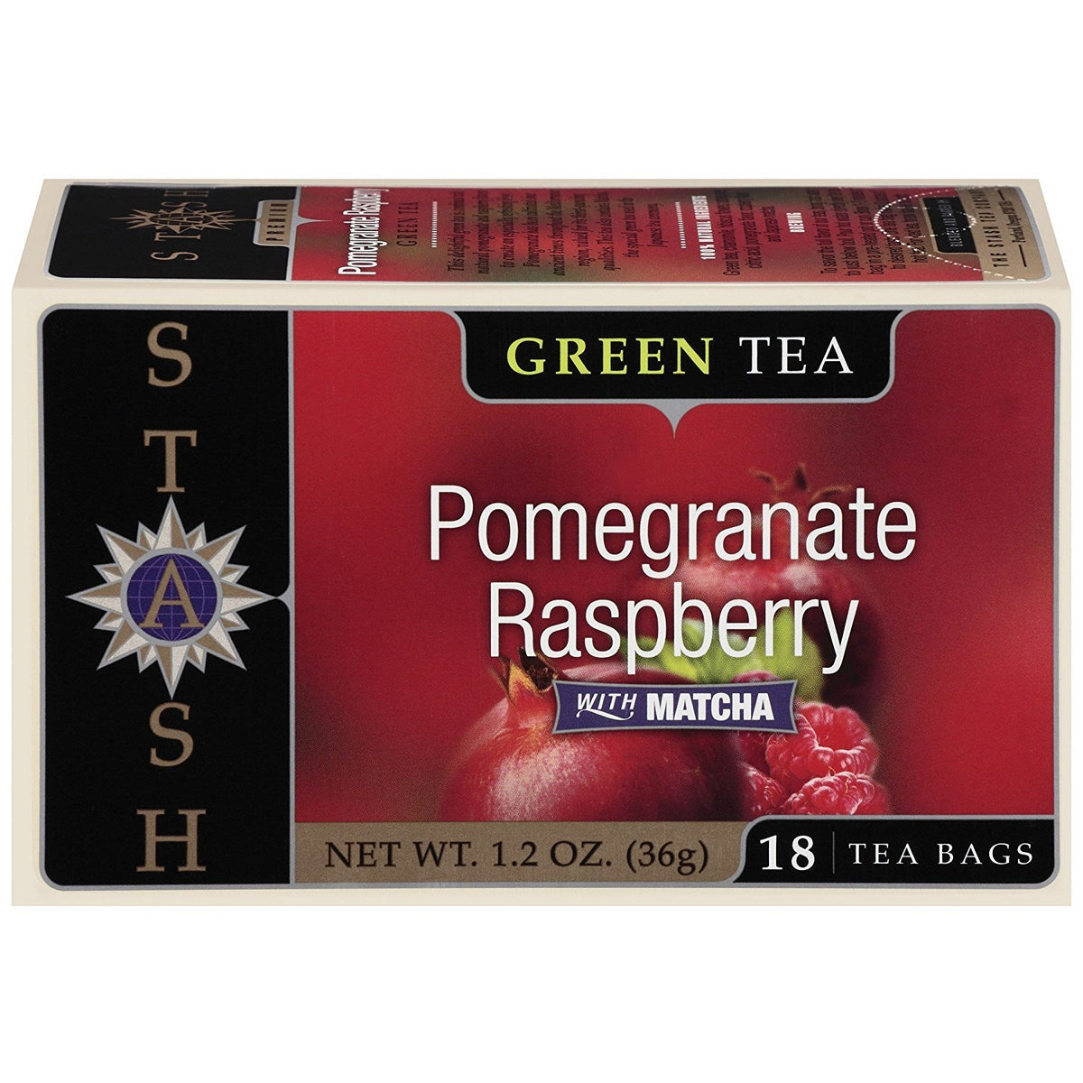 Pomegranate-Raspberry Tea With Matcha