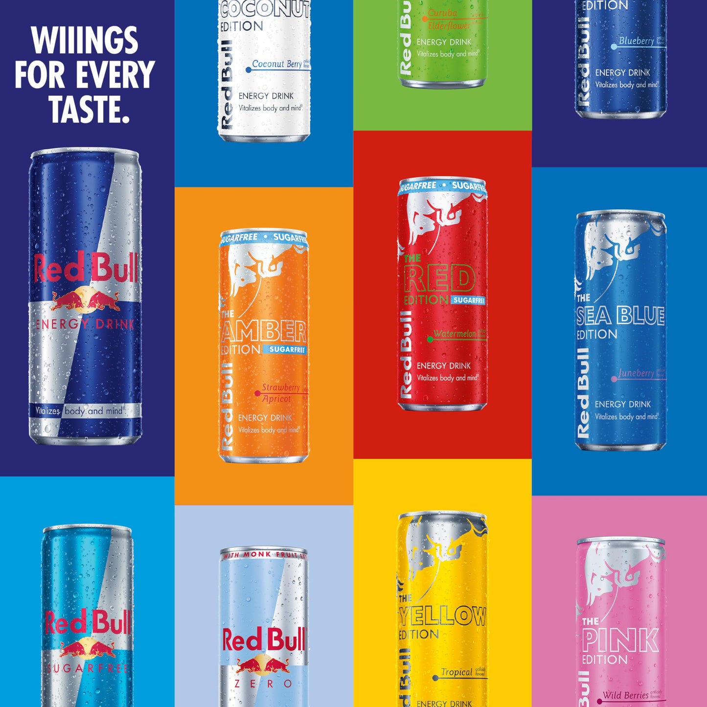 Red Bull Energy Drink Total Zero, 8.4 Fl Oz, 24 Count, Model RB231401, Zero Sugar