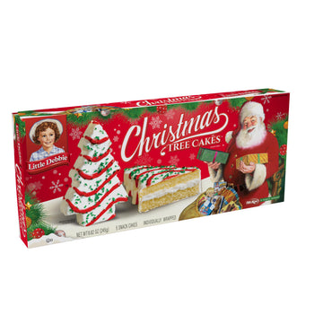 Little Debbies | Vanilla Christmas Tree | Cake | 4 pack