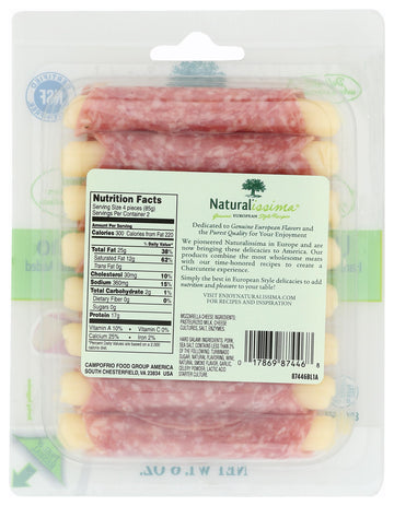Naturalissima, Uncured Hard Salami Panino, 6 oz