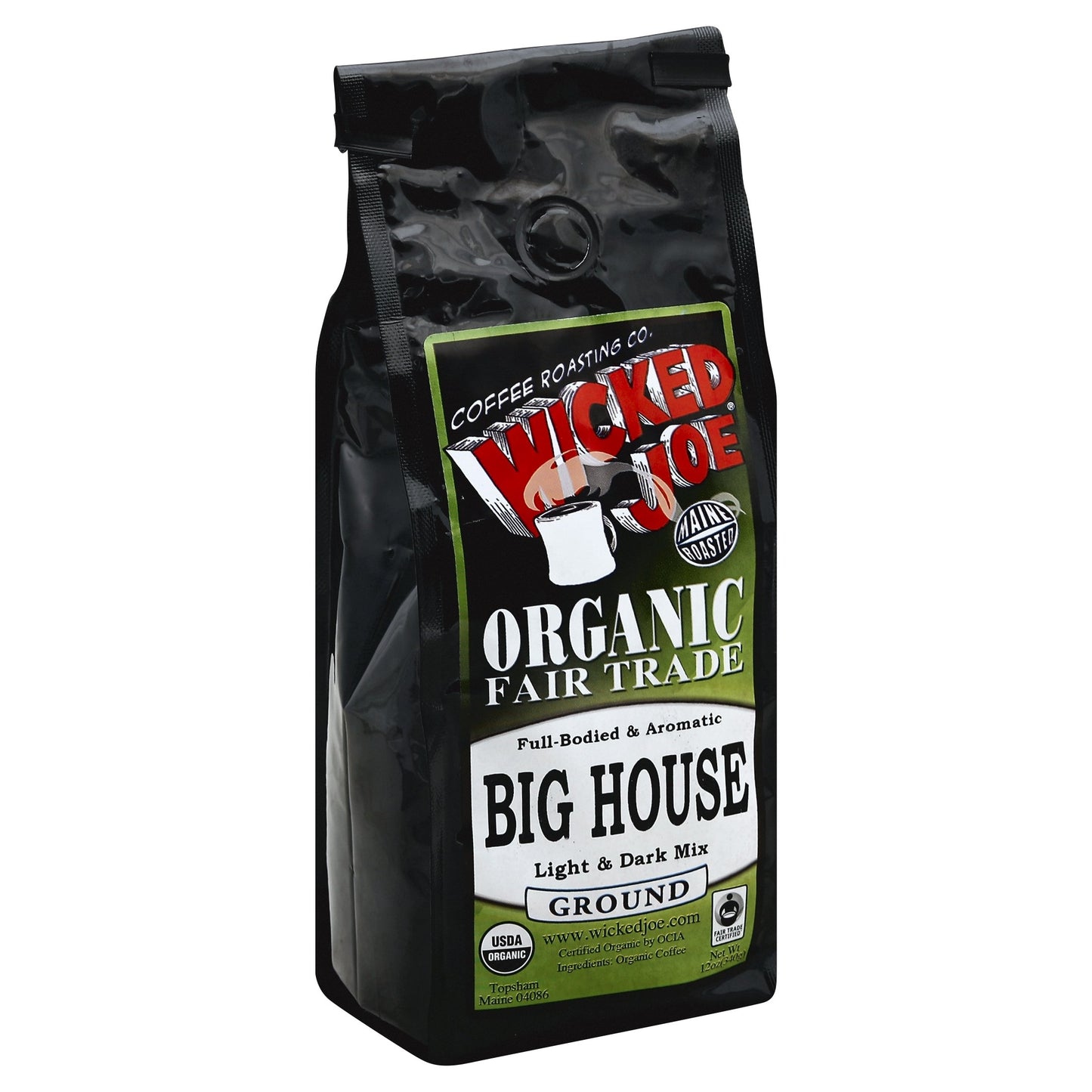 Wicked Joe Coffee Big House Ground, 12 oz, Blue