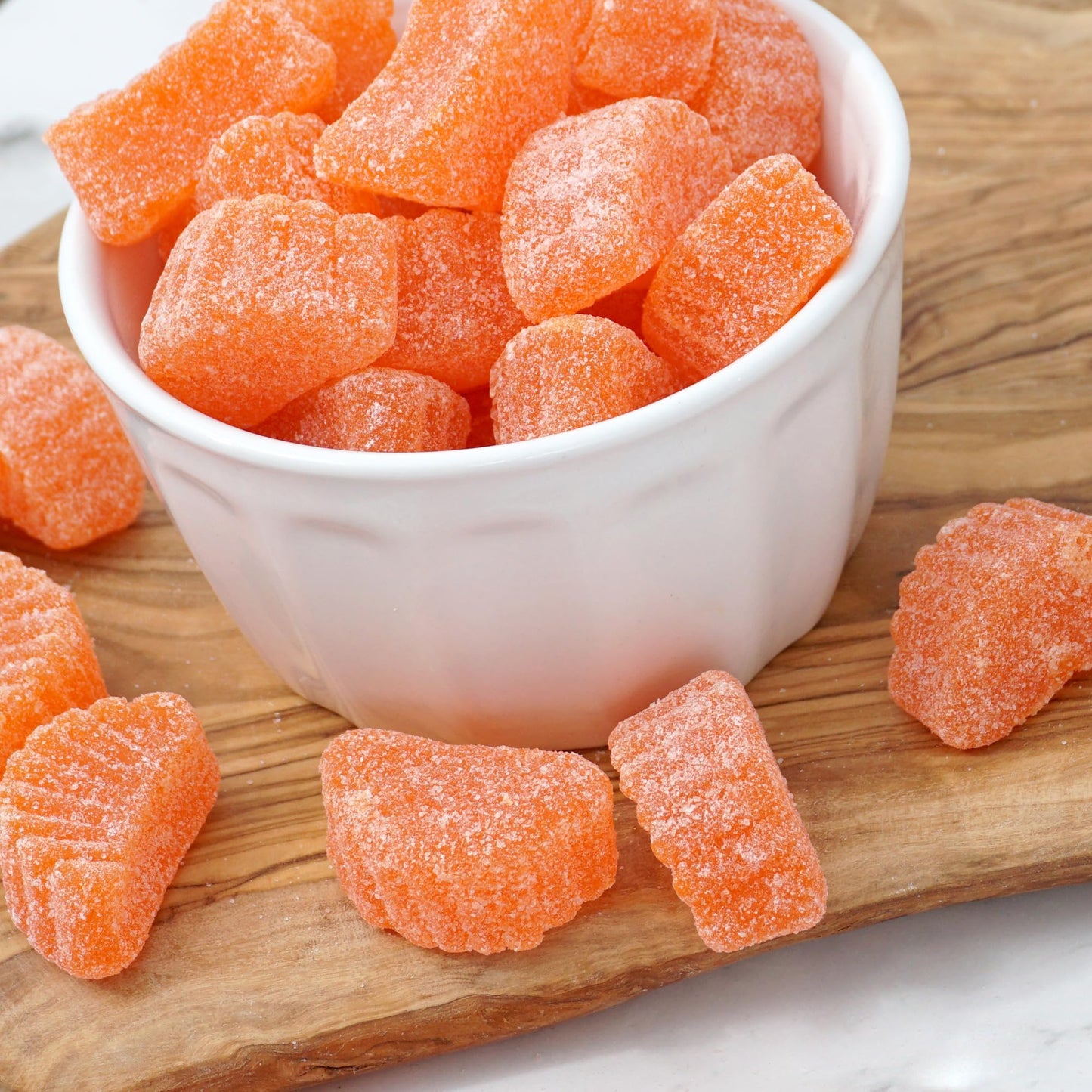 Orange Slices Candy, 5 Pound Bulk Bag, Candy Orange Slices Gummy Candy, Orange Candy