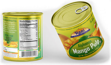 Rani Mango Pulp Puree (Makes Mango Lassi Shakes) Alphonso Sweetened 30Oz (1.875Lbs) 850G Pack Of 2 ~ Kosher | All Natural | Non-Gmo | Vegan | No Colors | Gluten Friendly | Indian Origin